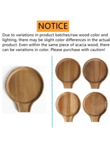 Giá đỡ muỗng bằng gỗ keo 1/2 inch, giá để muỗng trên mặt bàn bếp có chân đế silicon chống trượt, dùng cho các dụng cụ nhà bếp như muỗng canh, muỗng cà phê, muỗng nấu ăn, thìa xới, kẹp gắp, v.v. - Màu gỗ - Xem 10