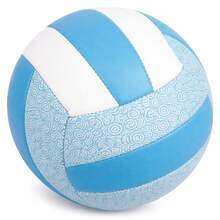 Voleibol - Azul, azul claro, branco, três cores - Ver 3