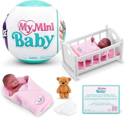  Bola sorpresa ZURU 5 - 5 capas de diversión al desempaquetar, juguetes y accesorios coleccionables en miniatura, juguete de cápsula sorpresa para niños de 3 años en adelante