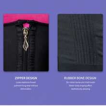 Corset-Style Abdominal-Reducing And Waist-Shrinking Vest With Zipper For Postpartum Recovery, Exercise And Shaping, Tight-Fitting Outerwear That Makes The Waist Look Slimmer.Corset-Style Abdominal-Reducing And Waist-Shrinking Vest With Zipper For Postpartum Recovery, Exercise And Shaping, Tight-Fitting Outerwear That Makes The Waist Look Slimmer. - 黑色 - 查看 7