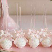 30/100pcs Acrylic Solid Lollipop Sticks, Baking Cake Ball Mold Accessories, Candy Sticks For Party, Wedding, Christmas, Halloween Dessert Table, Suitable For Handmade DIY Desserts, Chocolate, Cheese Sticks, Candy, Cake Baking Tools - View 9