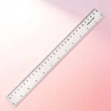 30cm Transparent Ruler, Learning Supplies, Stationery, Student Supplies, High School, Middle School, Office Supplies, Suitable For Valentine's Day, Wedding, Birthday, Back To School, Mother's Day - A - View 14