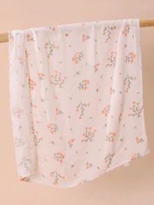 1pc Lightweight Muslin Baby Swaddle Blanket, Oeko-Tex Certified, Suitable For Newborns Daily Use - Multicolor - View 3
