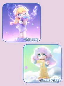 AZURA Star Series Collectible Figure, Dreamy Girl Mystery Box Collectible, Desktop Decor, Exquisite Character Sculpture, Toy Blind Box Collection, AZURA Series Exquisite Figure Collection, Holiday Party Ornament, Birthday And Christmas Gift - Multicolor - View 9