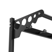Lislark Heavy-Duty Multi-Functional Metal Shoe Rack With Coat Hanger, Shoe Storage Bench,  Freestanding Clothes Rack With 5 Hooks Suitable For Entryway, Hallway, Small Spaces - Easy To Assemble - Black - View 5