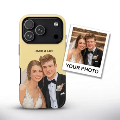 Funda de teléfono personalizada con elementos de lujo para niña, compatible con iPhone 17, 16, 15, 14, 13, 12 Pro Max, de plástico duro transparente mate con protección para la cámara, regalo de Navidad 2025, regalo de cumpleaños, regalo de aniversario