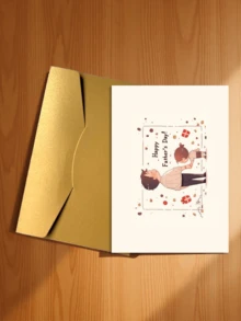 Carte de vœux pour la Fête des Pères au style de dessin animé chaleureux / Carte de la Fête des Pères au style de dessin animé chaleureux, design avec un père et sa fille se tenant la main et marchant ensemble de dos / Bonne Fête des Pères, gratitude pour l'accompagnement et la guérison, carte pour papa, beau-père, père adoptif, un choix sincère pour les enfants pour exprimer "Merci d'avoir tenu ma main pendant que je grandissais" (comprend 1 carte / 1 enveloppe, 4,3 pouces x 6,3 pouces) - Style 4 - Voir 18