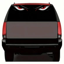 1张醒目的汽车挡风玻璃贴纸，防水防刮，适用于奥迪、欧宝及所有车型，包括SUV和MPV，个性化挡风玻璃装饰贴纸，遮阳板贴纸，汽车改装贴花 - 均碼 - 查看 7