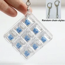 Fidget Toy Keychain - Multi-Key Press Pendant, Portable Keyboard Clicker For Focus & Relaxation, Stress Relief Desk Gadget, Ideal Gift For Adults - Multicolor - View 8