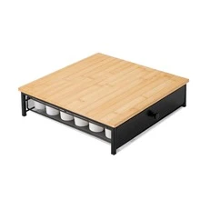 Coffee Pod Holder Drawer 36 Pods Capacity Iron Capsule Storage Drawer Countertop Organizer For Coffee Station - View 10