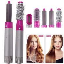 5-In-1 Multifunction Sirocco Curling Set: Straightens, Blow-Drys, And Self-Styling Hair Dryer - US A Type Plug(110-127V) - View 9