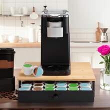 Coffee Pod Holder Drawer 36 Pods Capacity Iron Capsule Storage Drawer Countertop Organizer For Coffee Station - View 6