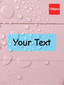 1-280pcs Customizable Colorful Name Labels, Text Stickers And Personalized Labels, Waterproof And Oil-Proof, Various Styles. Use Different Colors To Distinguish Storage Boxes, Kitchen Spice Jars, And Suitcase Contents, This Color-Coding System Can Improve Organizational Efficiency. - Multicolor 1 - View 19