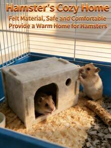 温度可调的舒适仓鼠藏身处。柔软亲肤，冬暖夏凉。为仓鼠打造的秘密基地，带来安全感。 - 16*11*10 - 查看 1