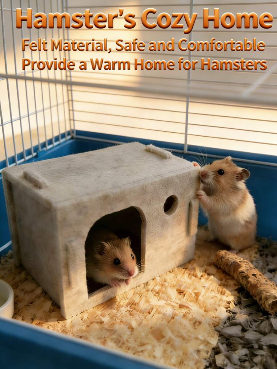 温度可调的舒适仓鼠藏身处。柔软亲肤，冬暖夏凉。为仓鼠打造的秘密基地，带来安全感。 - 16*11*10 - 查看 1