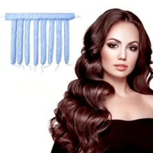 No-Heat Curling Headband, Soft Foam Curling Rods, Suitable For Long & Medium Hair Overnight Styling, DIY Wavy Hairstyle - Multiple Styles - View 13