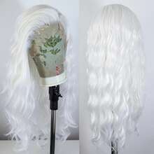 Tóc giả màu nâu, tóc giả tổng hợp, tóc giả ren màu nâu mật ong, tóc giả gợn sóng, tóc giả dài màu nâu, tóc giả ren phía trước không cần keo, tóc giả màu nâu đậm dành cho nữ, tóc giả thời trang. - Nhiều màu - Xem 13