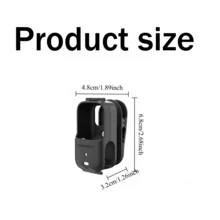 Clip para mochila Osmo Nano, de plástico, perfecto para deportes al aire libre, ciclismo, viajes de vacaciones y fotografía en el campus, montaje vertical-horizontal | Protección de la cámara | Diseño plegable | Instalación conveniente | Instalación rápida | Regalo ideal para usuarios de Nano - Ver 10