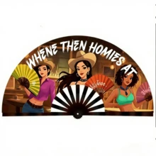 13-Inch Large Folding Fan With 12 Constellations & Bohemian Golden Design - Astrological Signs Designs For Festival Outfits, Cosmic Events - Perfect Accessory For Astrology. Portable Manual Party Fan For Women,  Celestial Accessory For Nightclubs, EDM Festivals, Glam Celebrations, Nightclub Essentials, Elegant Pattern, Premium Finish - 卡其色1 - 查看 1