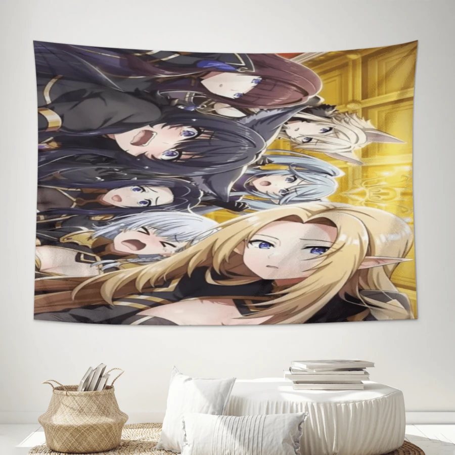 The Eminence In Shadow Peach Skin Fabric Tapestry Wall Hanging With Hooks, Soft Velvet Touch Vintage Oversized Textile Art For Bedroom Living Room, Wrinkle Resistant Fade Proof Home Decor For Housewarming Wedding Hotel - trắng - Xem 1