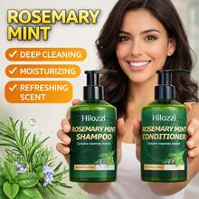 Hllozzi迷迭香薄荷洗发水和护发素套装 150ml，专为浓密卷发设计，清爽头皮，令秀发柔软顺滑，轻盈保湿，亮泽动人，尤其适合拉丁美洲发质，有效抚平毛躁，适合日常使用。 - 洗髮+護髮素 - 查看 3