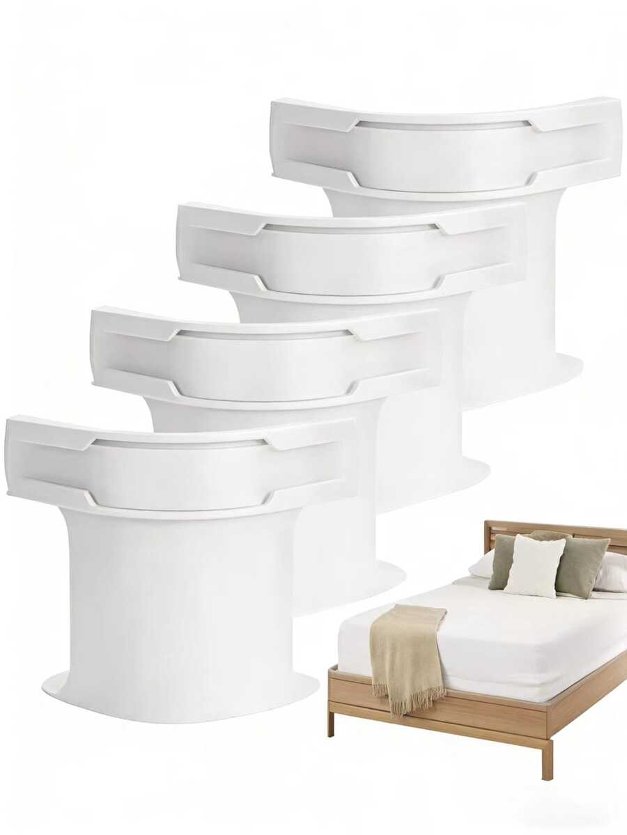 4 kẹp giữ ga trải giường điều chỉnh được, loại kẹp chống trượt chắc chắn, ngăn ngừa trượt và xê dịch, thích hợp cho giường ngủ, sử dụng trong gia đình. - A-trắng - Xem 1