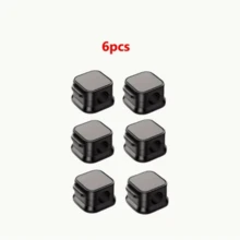 6 PCS Magnetic Wire Organizer, Wire Winding Device, Data Cable Storage, Power Cable Organizer, Wire Clamp, Wire Management Clamp - white - 查看 8