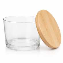 24 Glass Jars 150ml With Wooden Lid For Scented Candles And Handmade Candles - 透明的 - 查看 6
