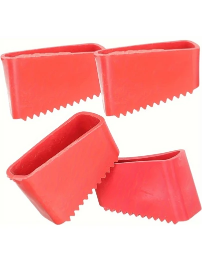 2/4pcs High-Quality RV Ladder Mats - Super Anti-Slip, Weather-Resistant Rubber Covers, Suitable For Retractable Ladders. Easy Installation, Durable, Ideal Accessory For RVs, Campers And Motorhomes.