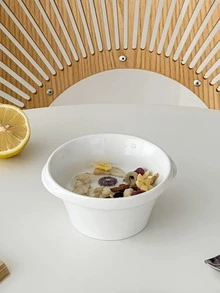 Bát sứ hình dáng bất đối xứng, nhiều kích cỡ, bát đựng salad rau củ, bát mì ramen cỡ lớn, bát ăn sang trọng, bát ăn kiểu phương Tây, bát salad tráng miệng, thích hợp cho gia đình, nhà hàng, quán cà phê, cửa hàng tráng miệng, làm quà tặng, họp mặt, tiệc tùng. - Nhiều màu - Xem 13