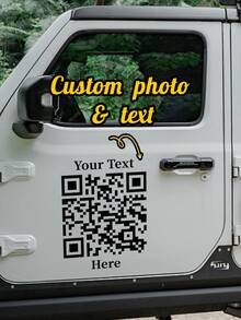Custom QR Code Vinyl Stickers, Personalized Scanable Stickers, Exclusive QR Code Design With Website Link Or Text Content. Suitable For Store Windows, Car Windows, Glass Doors And Product Packaging Commercial QR Code Stickers. Made Of Waterproof, Durable, Weather-Resistant Vinyl Material, Suitable For Small Business Marketing, Contactless Menus, Social Media Traffic And Payment Link Display. High Contrast Design, Easy To Scan, Suitable For Indoor And Outdoor Multiple Usage Scenarios QR Code Label Stickers. - Multicolor - View 7