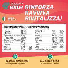 Italian Elite® Capelli, Pelle, Unghie. 120 Caps. Formula Ultra Forte Antirughe e Anticaduta per Donna e Uomo, Azione Rapida con Acido Ialuronico, Biotina, Collagene, e Vitamina C - 120 conteggi - Visualizzare 7