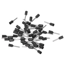 1000Pcs Ferrule 22AWG Insulated Crimping Wire Terminal Set Kit For Equipment E0508 - 黑色 - 查看 3