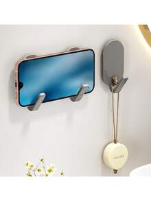 10pcs Strong No Drill Plastic Wall Hooks, Suitable For Kitchen, Bathroom, Bedroom To Hang Towels, Coats, Keys, Bags, Etc. Universal For Kitchen And Bathroom, Also Suitable For Mother's Day, Valentine's Day, Jewelry Packaging, Holiday Party, Holiday Supplies, Home Decor, New Year, Halloween, Christmas, Wedding, Best Gift Choice For New Year - Multicolor - View 3