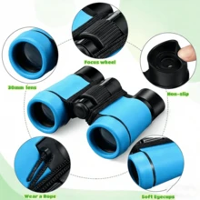 1pc Colorful Binoculars, Portable Outdoor Binoculars Suitable For Student Outdoor Exploration, Student Prizes, Non-Slip Handle Design, Suitable For Outdoor Camping, Nature Observation, Zoo Visits And Fun Interactive Gadgets - Multicolor - View 6