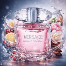 VERSACE - BRIGHT CRYSTAL 30ML EAU DE TOILETTE FOR WOMEN Grapefruit, Pomegranate, Iced Peony, Lotus, Magnolia Musk, Mahogany, Amber - Fresh - View 1