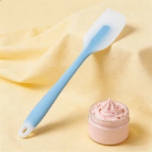 Bộ thìa silicon, dài 20cm, chịu nhiệt, chống dính – Dụng cụ nhà bếp dùng được trong máy rửa chén, thích hợp để nướng bánh, nấu ăn, trộn bột, đánh trứng, bộ 2/4 chiếc (Xanh dương/Xanh lá cây) - Màu xanh chanh - Xem 13