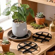 20个装防腐根花盆托盘透气底座塑料排水架支架底部排水隔热植物托盘 - A - 查看 4