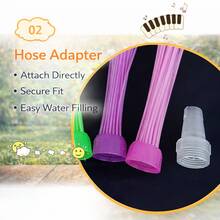 111pcs Quick Fill Water Balloons Refill Pack, 3 Bunches Self-Sealing Splash Balloons With 1 Filling Nozzle For Outdoor Yard Games, Pool Parties, Backyard Play And Family Fun - 彩色 - 查看 8