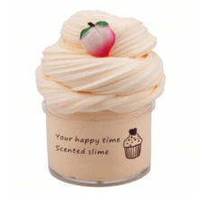 1pc Butter Slime Toy, Modeling Clay, Stress Relief Toy, Moldable Playdough, Slime, Excellent Tactile Experience, Squeeze Toy - Multicolor - View 15