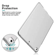 1个透明气囊保护套，适用于Galaxy Tab A7 Lite 8.7英寸/Tab A9 8.7英寸/Tab A8 10.5英寸（2022款）/Tab S8/Tab S7/Tab S9等系列平板电脑，精准覆盖，提供全面保护，防黄变，防滑，柔软TPU材质，简约纯色设计。 - 無色 - 查看 4