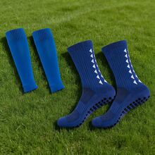 1 Set Sports Equipment Set (Adhesive Soccer Leg Warmers + Sock Covers), High-Quality Knit, Effectively Wraps The Legs - Multicolor - View 6