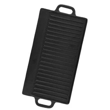 Rectangular Double Sided Cast Iron Pan - View 4