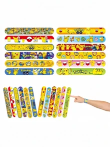 Bộ 48/24/12 vòng tay hình nhân vật hoạt hình Pokemon, thích hợp làm quà tặng và dự tiệc, vòng tay Pokemon dạng bấm, quà tặng hoạt hình cho trẻ em, vòng đeo tay Pokemon dạng bấm, vòng tay năng lượng Pokemon, khơi gợi niềm vui tuổi thơ. - Nhiều màu - Xem 4