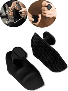 1 Pair Palm Grip Strength Enhancing Hand Guards - Suitable For Gymnastics, Weightlifting And Fitness Training; Suitable For Deadlifts, Pull-Ups And Barbell Training; Non-Slip Rubber Fitness Hand Guards - Sweat-Resistant Design - Multicolor - View 6