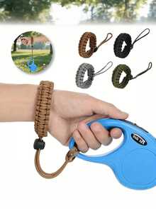 1/2 Adjustable Wrist Strap, Anti-Lost Device, Multifunctional Wrist Strap, Pet Leash, Universal Woven Nylon Rope Suitable For Camera, Retractable Anti-Drop Small Dog Leash, Durable Pet Leash, Suitable For Outdoor Activities, Travel, Pet Walking, Outdoor Survival, Suitable For Small, Medium And Large Dogs - Multicolor - View 1