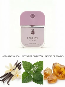 Perfume De Mujer LANERVE SENSE Eau de Parfum 35ML con Notas de Cítricos, Rosa y Vainilla - Perfecto para Reuniones Familiares, Picnics y Noches de Cine - Regalo Ideal para Mujeres en Día de la Madre, Cumpleaños y San Valentín - Fragancia Natural y Persistente - SENTIDO DE LANERVE - Ver 3