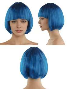 编织假发，预编紫色编织合成假发，适合编发、角色扮演、圣诞服装、节日派对、圣诞节、新年、动漫角色扮演、派对服装 - 彩色 - 查看 15