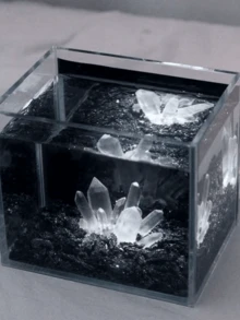 1 Set White Crystal Column Aquarium Substrate, Suitable For Aquarium Landscape Decoration, Desktop Decor - A - View 1