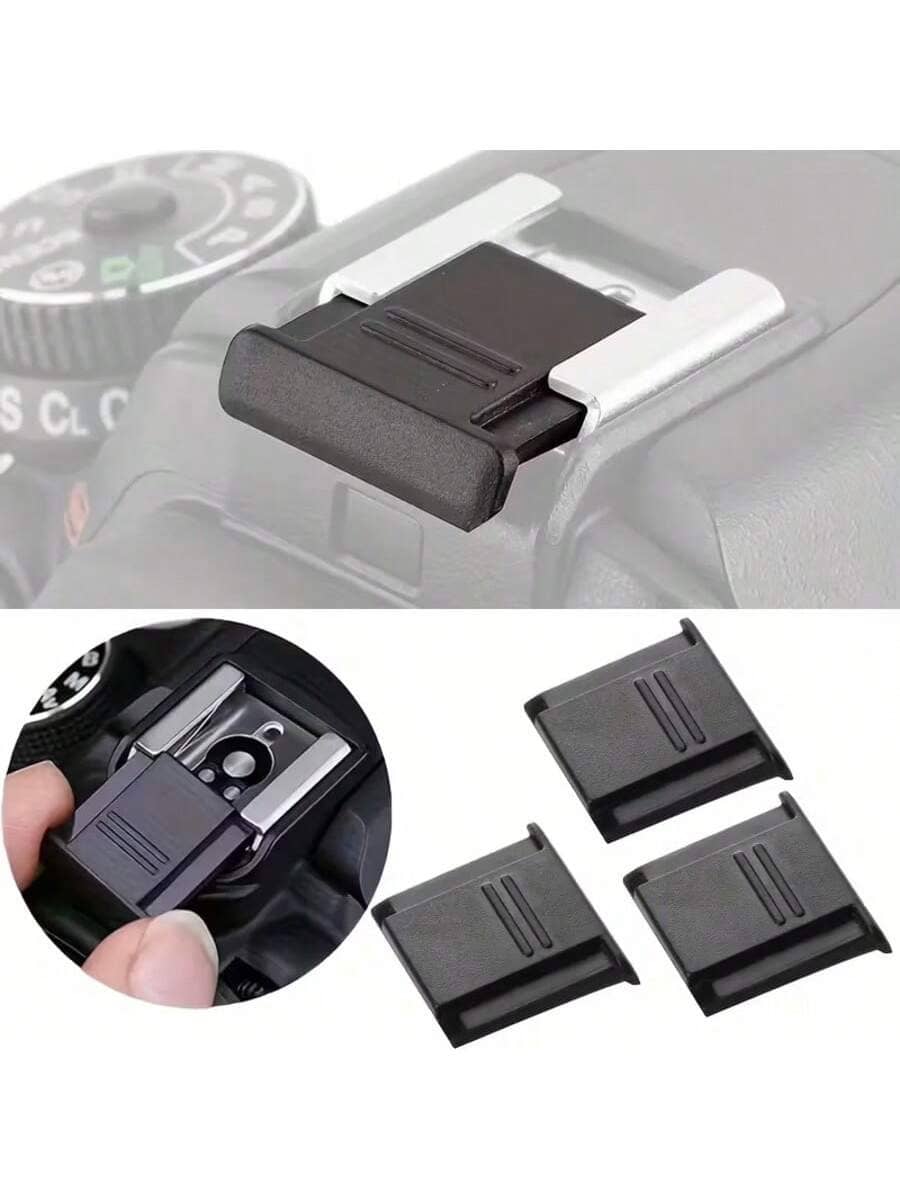 Penutup Dudukan Hot Shoe Kamera, Pelindung Hot Shoe, Penutup Debu Kamera, Mencegah Penumpukan Debu pada Hot Shoe, Casing Pelindung Kamera, Tutup Lensa Hitam Tahan Lembap dan Debu - Cocok untuk Aksesori Kamera Mirrorless, Kompatibel dengan Pentax, Olympus, dan Kamera DSLR dan Mirrorless Lainnya. Hadiah Penting untuk Penggemar Fotografi, Tersedia Berbagai Gaya. - View 1